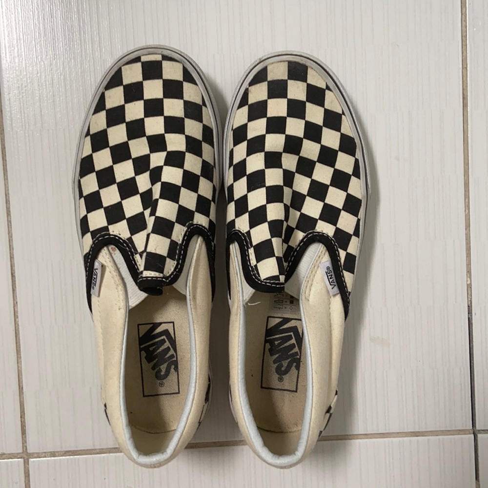Checkered Vans - image 1